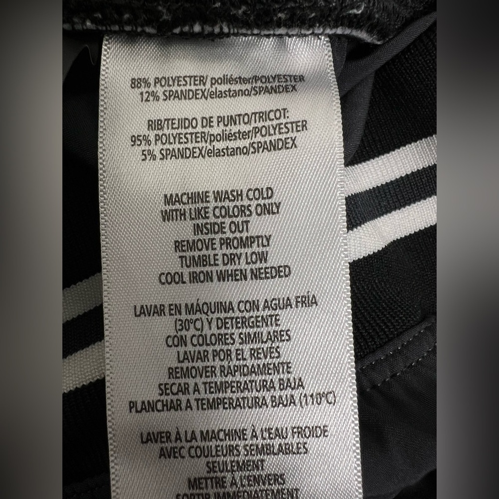 Women’s Calvin Klein Black and Gray Side Zip Pockets Performance Pants Size XS - Picture 8 of 8